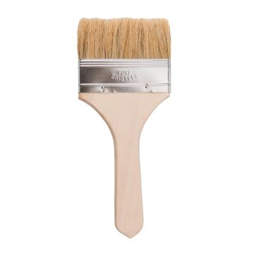 Industrial Brush Bare-Wood Handle 100mm