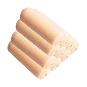 Mini Superflock Foam Roller 4 Inch 10 Pack