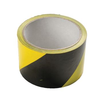 Yellow / Black Self adhesive warning Tape